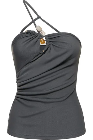 CHRISTOPHER ESBER Kompaktes, Geripptes Cami-top „concave“