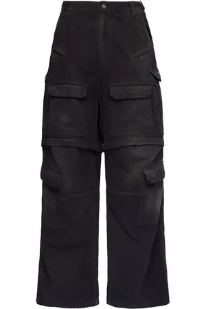 Balenciaga Cargo-hose Aus Gebleichter Baumwolle