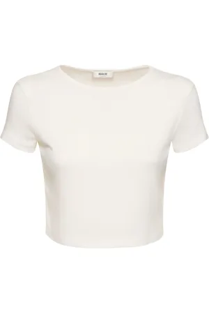 AGOLDE T-shirt Aus Modalmischjersey „savannah“