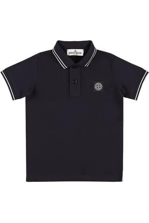 Stone Island Polohemd Aus Baumwollpiqué