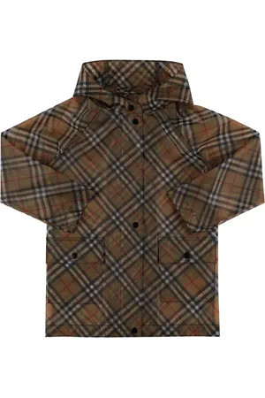 Burberry Windjacke Aus Baumwolle Mit Karodruck