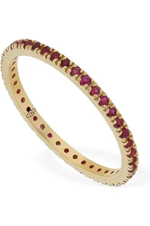 VANZI Annagreta Thin 18kt Gold & Ruby Ring