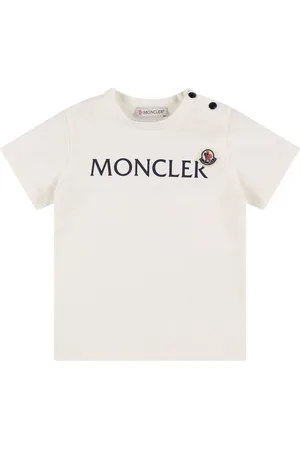 Moncler T-shirt Aus Baumwollmischung Mit Logo