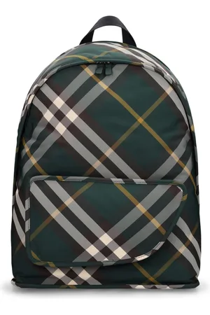Burberry Rucksack Mit Shield Check-karomuster