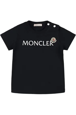 Moncler T-shirt Aus Baumwollmischung Mit Logo