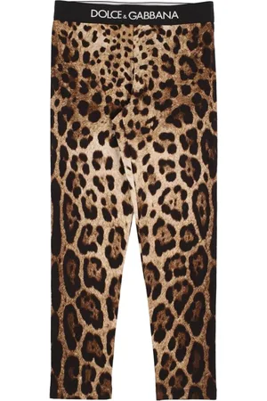 Dolce & Gabbana Leggings Aus Baumwolle Mit Logo