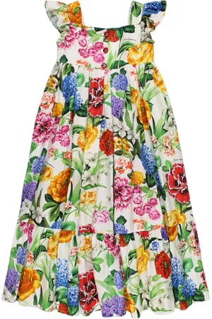 Dolce & Gabbana Bedrucktes Baumwollkleid