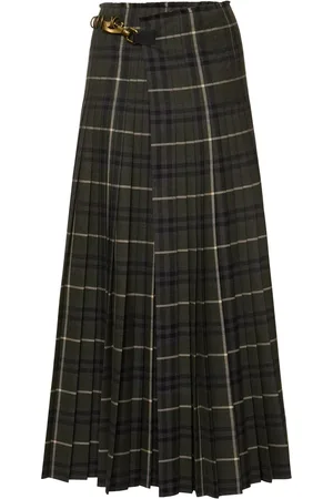 Burberry Karierter Rock Aus Wollmischung