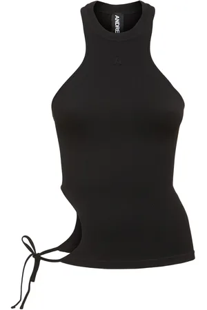 ANDREADAMO Geripptes Tanktop Aus Jersey