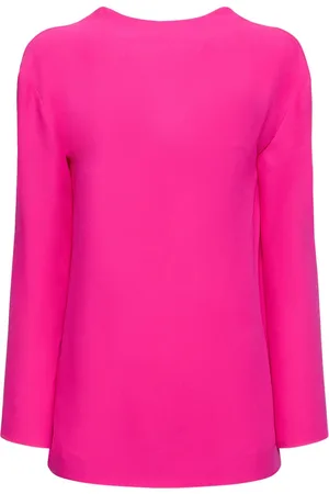 VALENTINO Oberteil Aus Seidencady-couture