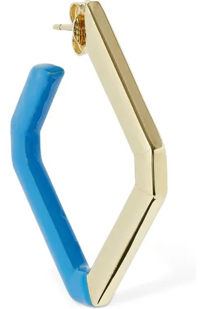 Eera Mono-ohrring Aus 18kt Gold Und Gummi "allegra"