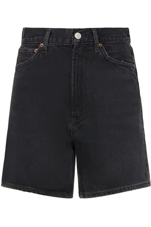AGOLDE Shorts Aus Bio-baumwolldenim Mit Druck