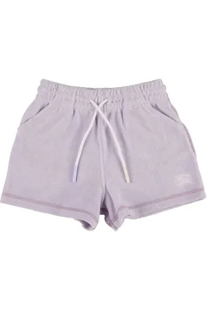 Burberry Shorts Aus Baumwollmischgewebe Mit Logo