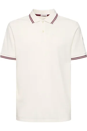 Moncler Polohemd Aus Baumwollpiqué Mit Streifen
