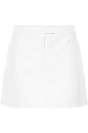 Courrèges Minirock Aus Vinyl