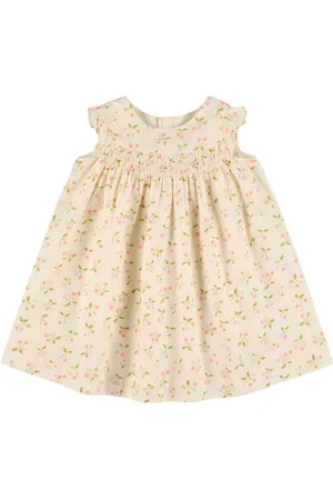 BONPOINT Bedrucktes Baumwollkleid