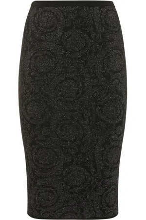 VERSACE Midirock Aus Lurexstrick „barocco“