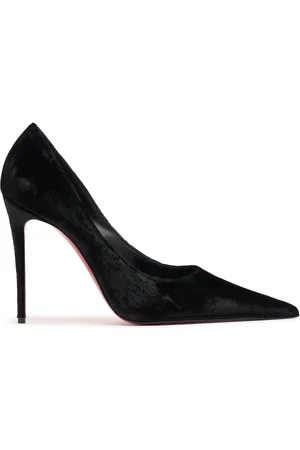 Christian Louboutin 100mm Hohe Glitzersamtpumps „kate Max“