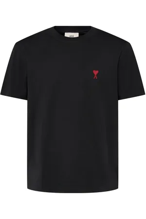 Ami T-shirt Aus Baumwolle Mit Rotem Logo