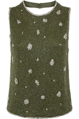GIUSEPPE DI MORABITO Hinten Offenes Verziertes Top