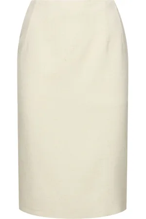 VERSACE Midirock Aus Transparenter Seide Und Viskose