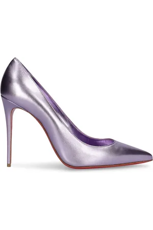 Christian Louboutin 100mm Hohe, Lainierte Lederpumps „kate“