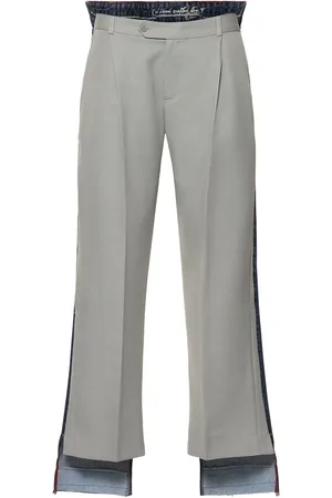 BETTTER Weite Hose Aus Stoff Und Denim