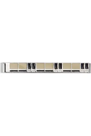 Burberry Krawattennadel Mit Emaille „archive Beige Check“