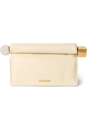 Jacquemus Lederclutch „la Pochette Rond Carré“