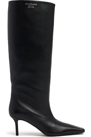 Acne Studios 70mm Hohe Stiefel Aus Leder