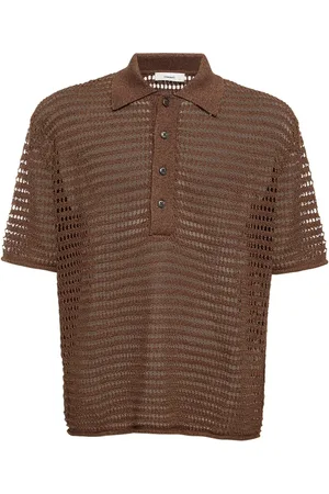 COMMAS Häkelei-poloshirt