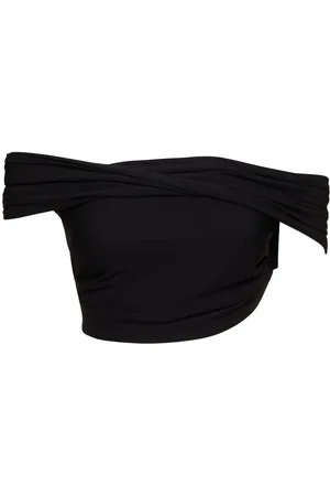 Casablanca Crop-top Aus Kreppjersey