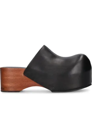Acne Studios 70mm Hohe Clogs Aus Leder „barlo“