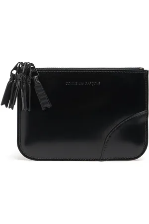 Comme des Garçons Lederbrieftasche Mit Reißverschluss „medley“