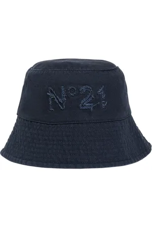 Nº21 Fischerhut Aus Baumwolle Mit Logo