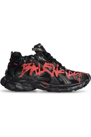 Balenciaga Sneakers Aus Mesh Und Nylon Mit Graffiti „runner“