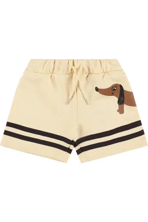 Mini Rodini Shorts Aus Bio-baumwollfleece Mit Druck