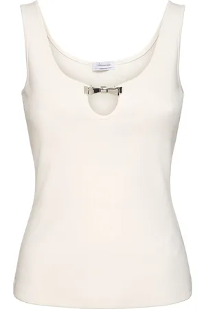 BLUMARINE Tanktop Aus Stickripp