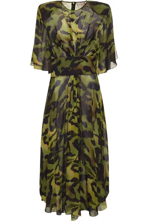 ALEXANDRE VAUTHIER Langes Kleid Aus Georgette