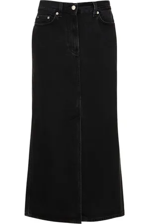 Loulou Studio Langer Rock Aus Baumwolldenim „rona“
