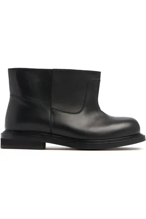 Moschino 40mm Hohe Westernstiefel Aus Leder