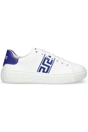 VERSACE Sneakers Aus Leder Und Stoff „la Greca“