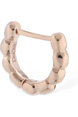 Dodo 9kt Roségold-mono-ohrring „granelli“