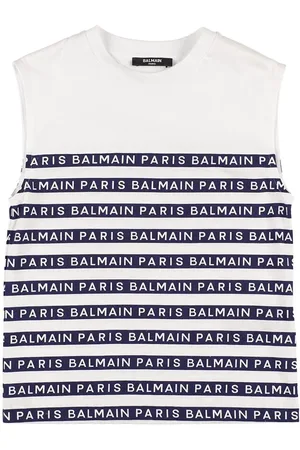 Balmain T-shirt Aus Bio-baumwolljersey
