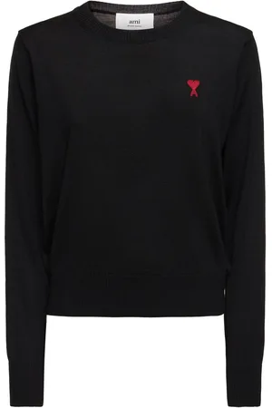 Ami Wollstrickpullover „ Red Ami De Coeur“