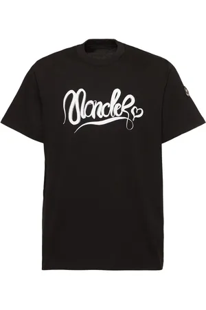 Moncler T-shirt Aus Baumwolljersey Mit Druck „cny“