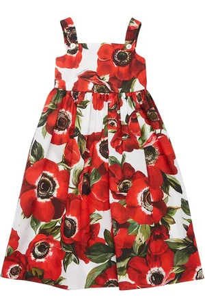 Dolce & Gabbana Bedrucktes Baumwollkleid