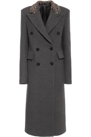 BLUMARINE Langer Mantel Aus Wolle
