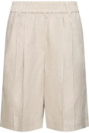 Brunello Cucinelli Bermudashorts Aus Leinen