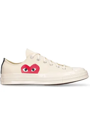 Comme des Garçons 20mm Hohe Baumwollsneakers „converse Play“